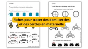 Fiches tracer des cercles en maternelle