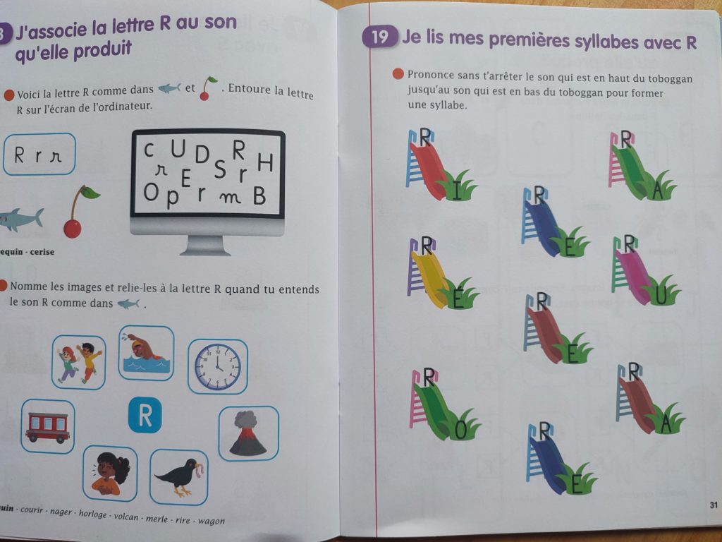 cahier exercices GS lecture