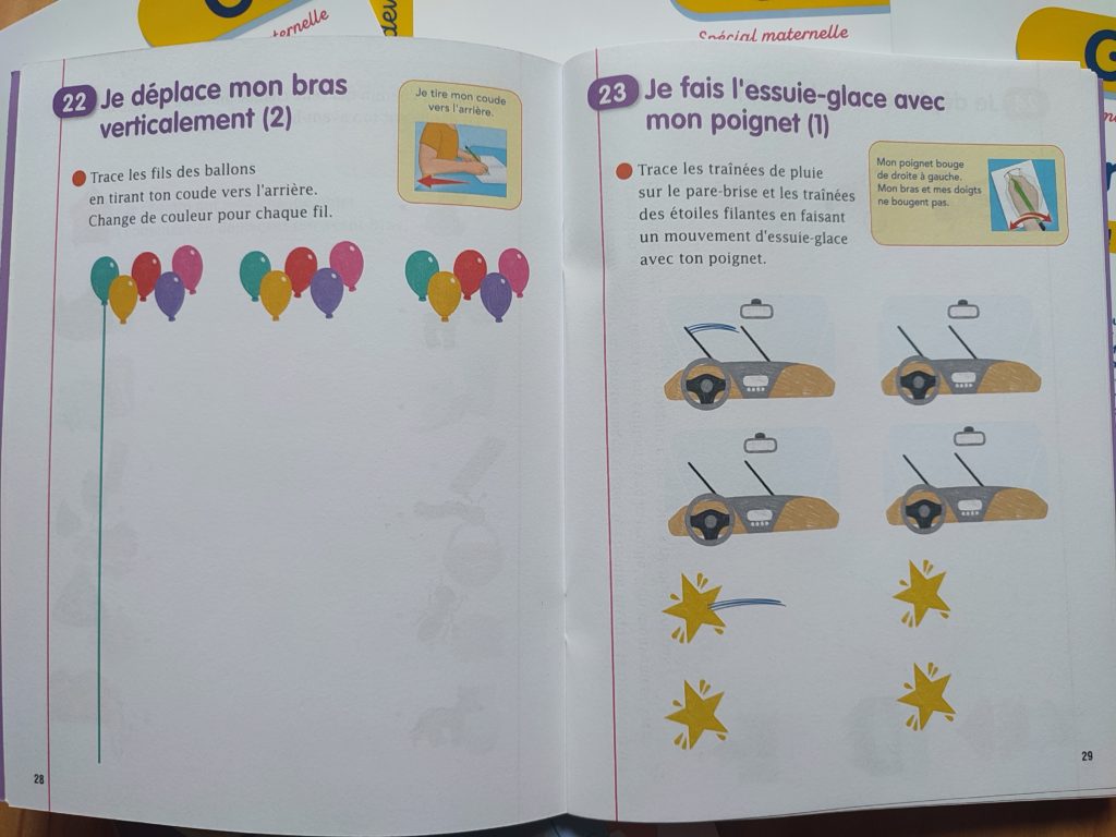 cahiers exercices maternelle