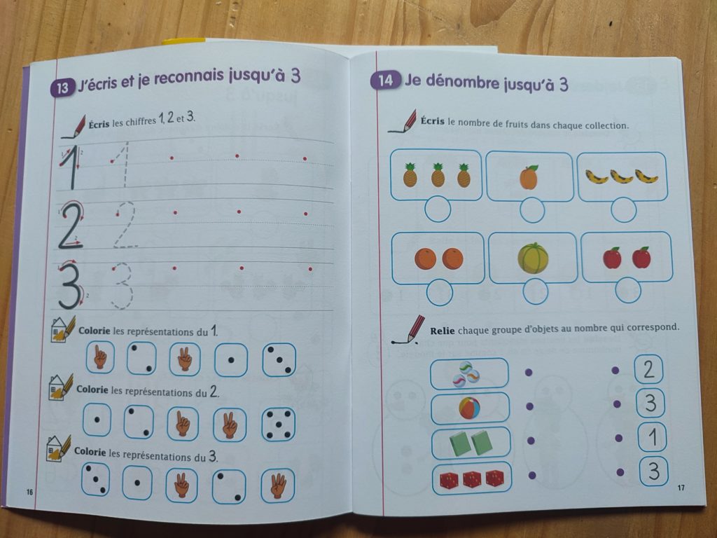 exercices numération maternelle