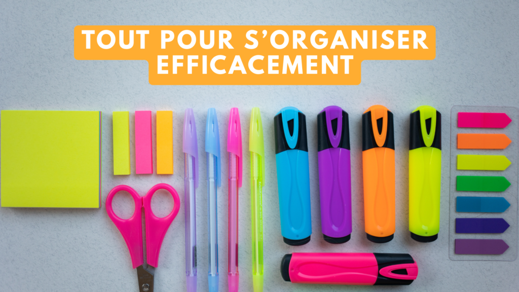 Fournitures de papeterie organiser
