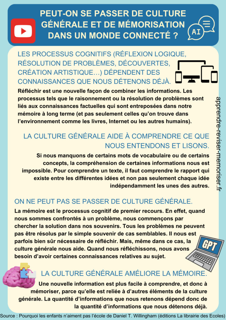 se passer de culture générale école ia
