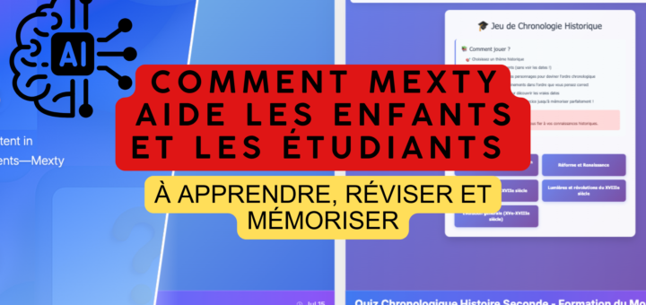 Mexty intelligence artificielle apprendre réviser