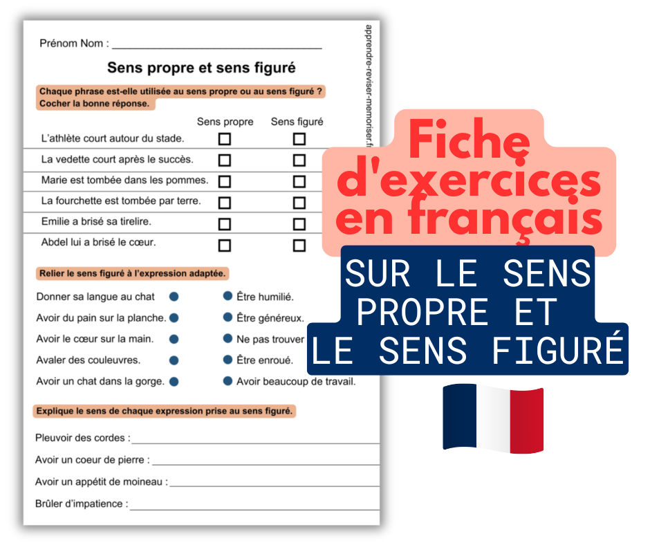exercices sens propre figuré