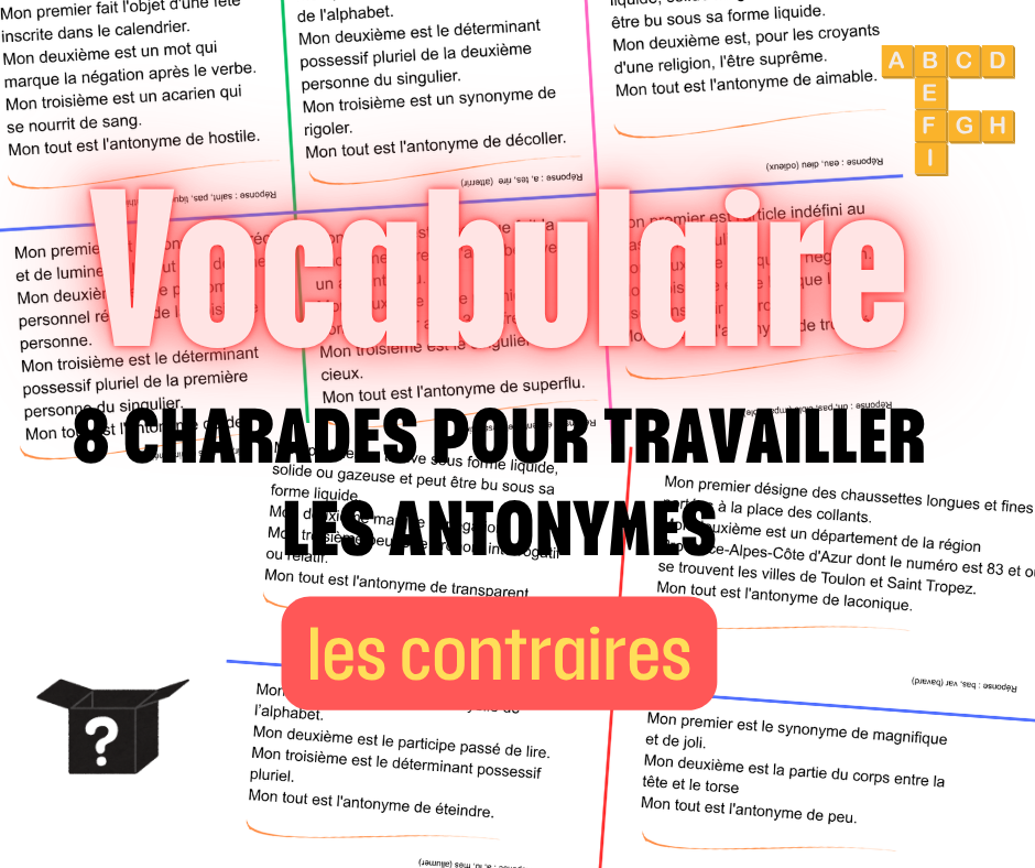 antonymes contraires