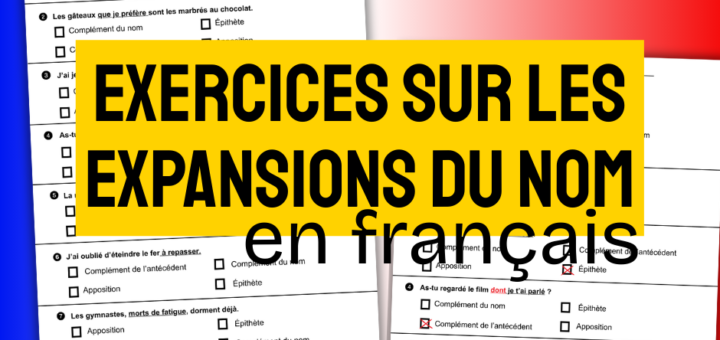 Exercices sur les expansions du nom