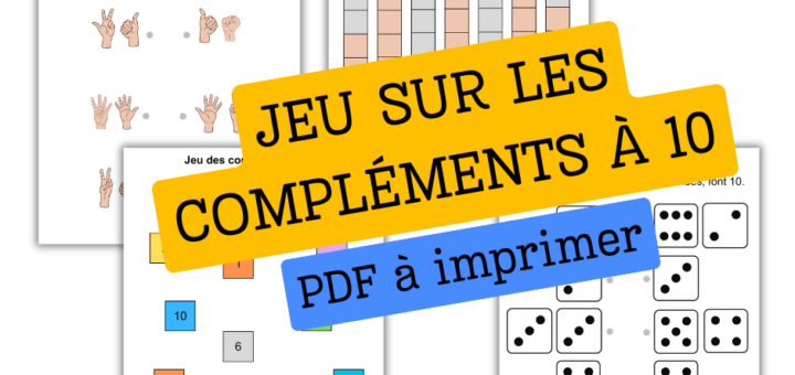 Jeu sur les compléments à 10 PDF