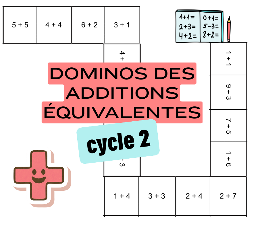 dominos des additions équivalentes