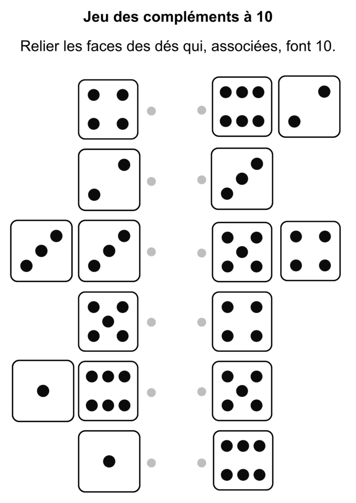 jeux sur les compléments à 10