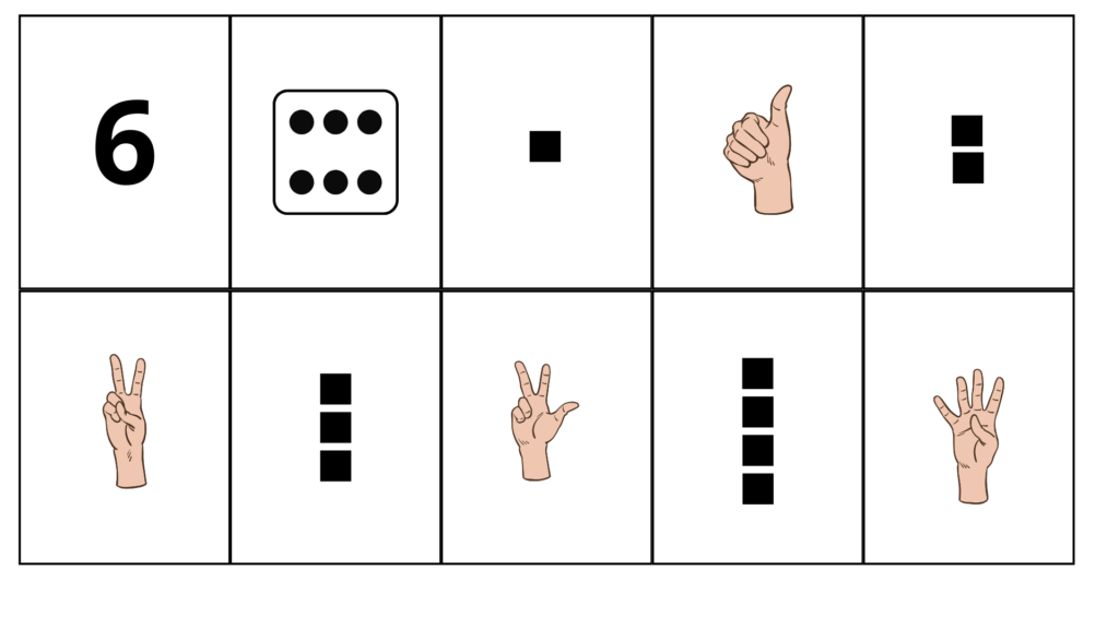 memory des nombres maternelle