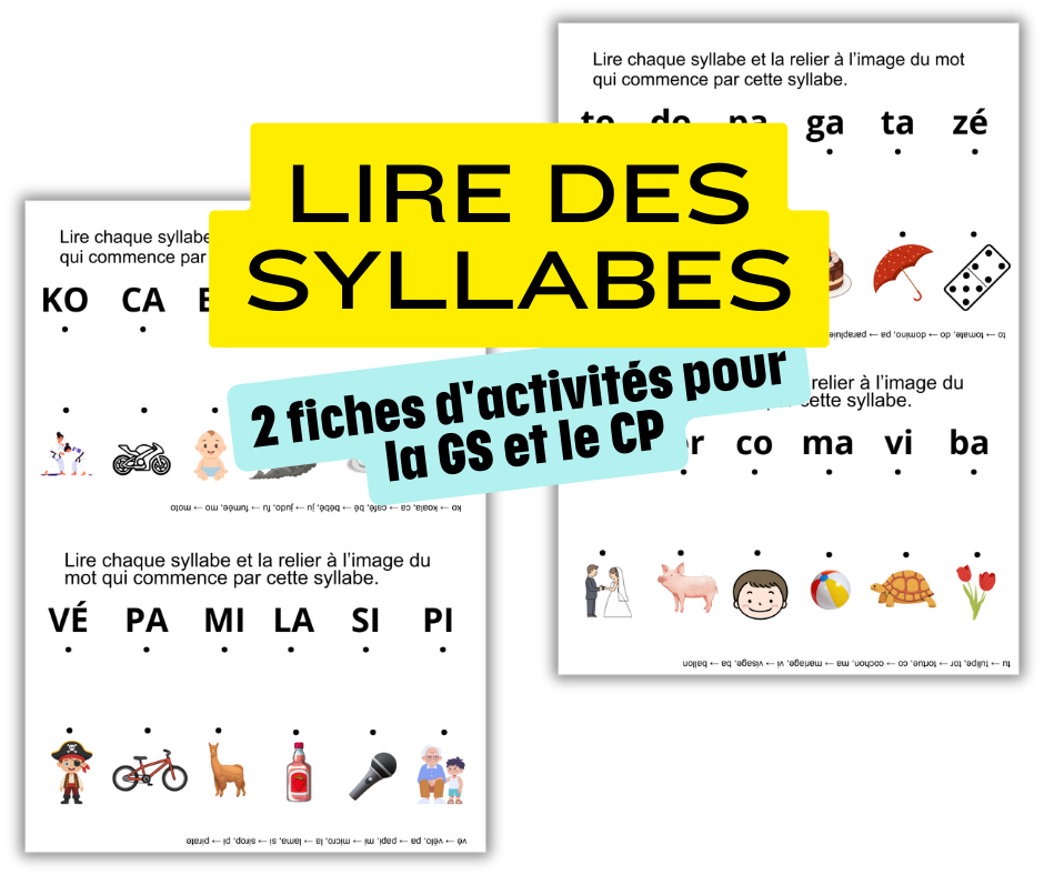 Lire des syllabes GS CP
