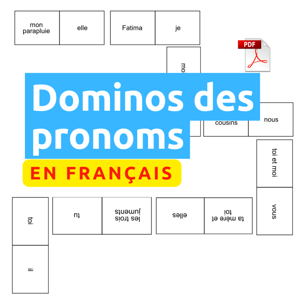 jeu pronoms français cycle 2 3