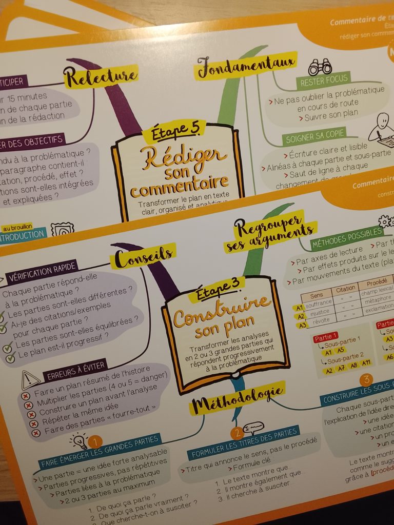 coffret cartes mentales bac français général