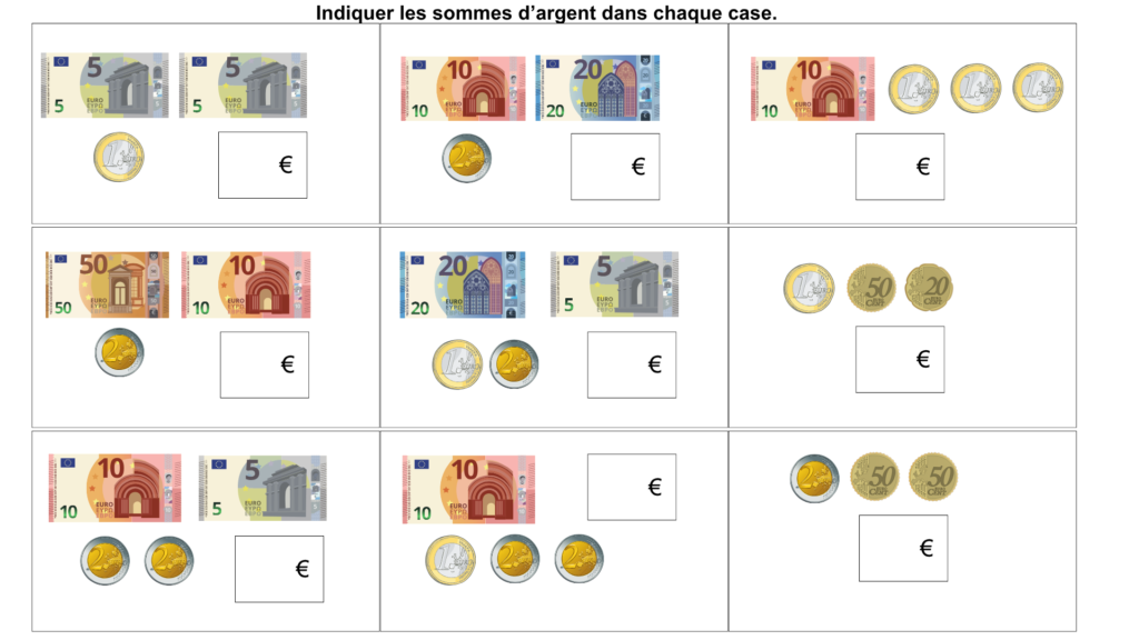 compter pièces billets
