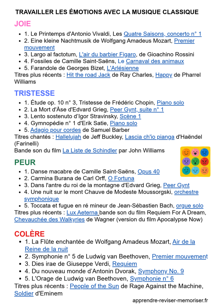 émotions musique classique