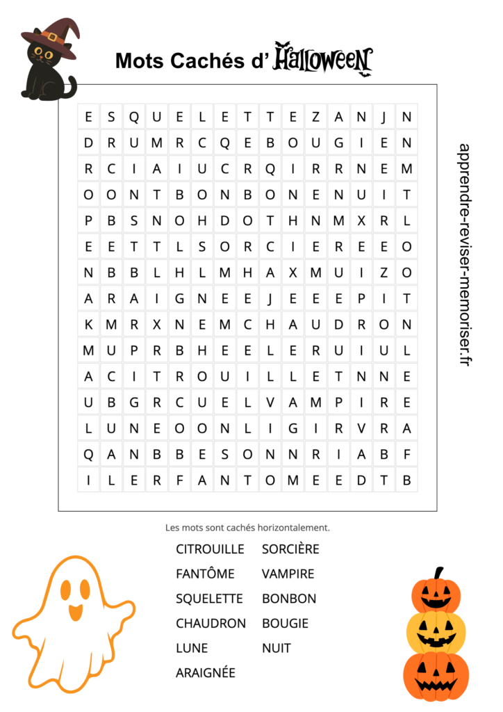 jeux enfants halloween